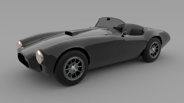 shelby cobra 3D Model .c4d .max .obj .3ds .fbx .stl .blend 