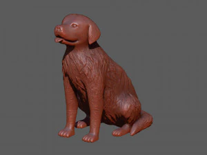 golden retriever printable 3D Print Model