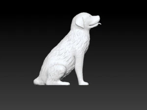 golden retriever printable 3D Print Model