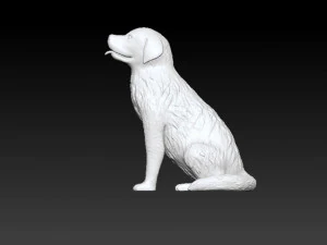 golden retriever printable 3D Print Model