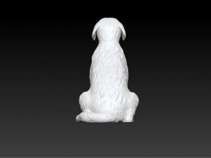 golden retriever printable 3D Baskı Modeli