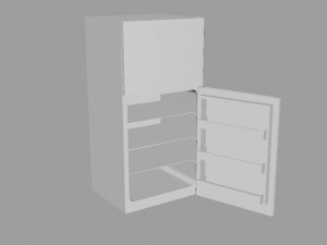 Modern Fridge 3D Модель