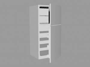 Modern Fridge 3D Модель