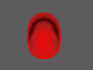 Red Safety Helmet Low Poly 3D 模型
