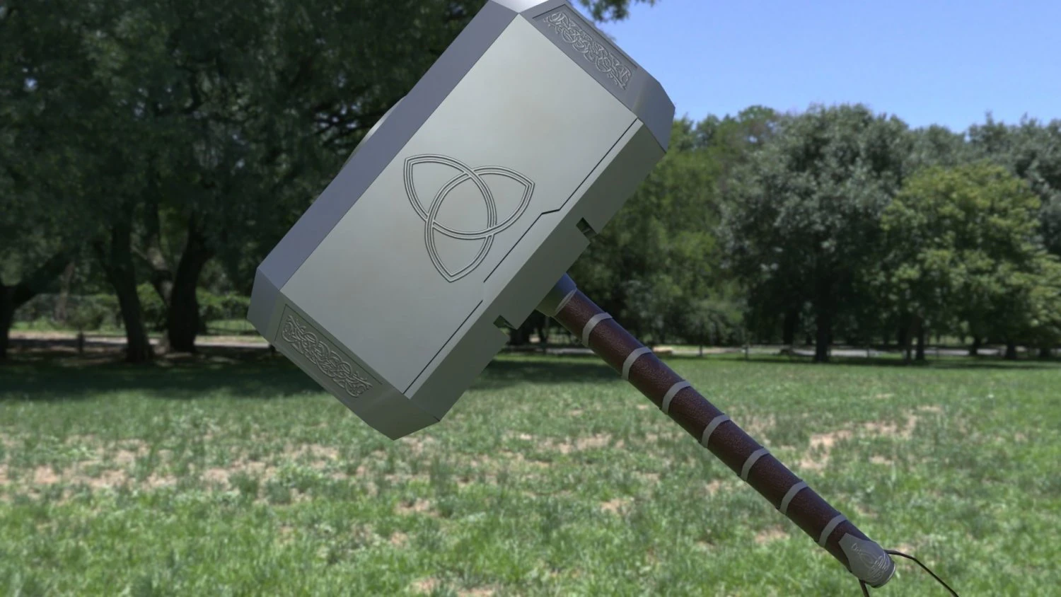 Mjolnir 3D Model .c4d .max .obj .3ds .fbx .stl .blend 