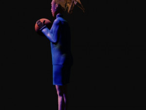 basketball girl Modelo 3D