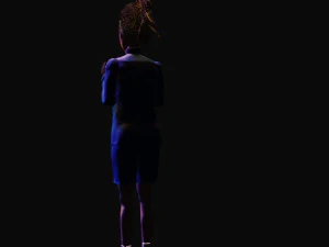 basketball girl 3D Model