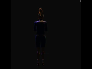 basketball girl 3D Model