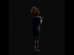 basketball girl Modelo 3D