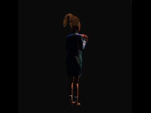 basketball girl 3D Model
