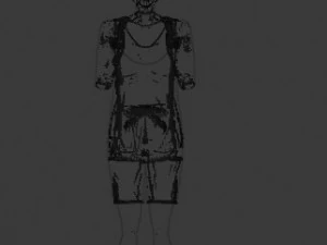 basketball girl 3D Model