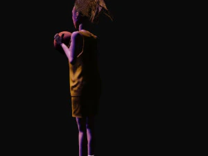 basketball girl 3D Model