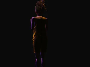 basketball girl 3D Model
