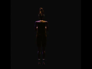 basketball girl 3D Model