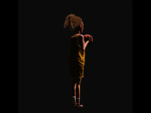 basketball girl 3D Model