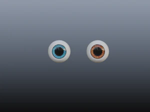 prosed&uuml;rel dokulu g&ouml;z 2'si 1 arada paket 3D Model