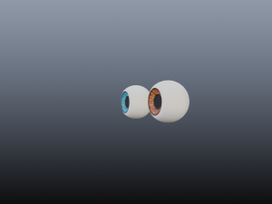 procedural textured eye 2 in 1 pack Modelo 3D