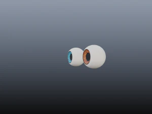procedural textured eye 2 in 1 pack 3D Model