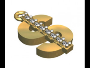 pendant dollar 3D Model