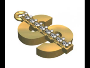pendant dollar 3D Model
