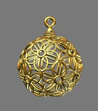 pendant sphere 3D Model .c4d .max .obj .3ds .fbx .stl .blend 