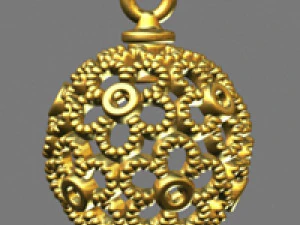 sfera pendente Modello 3D