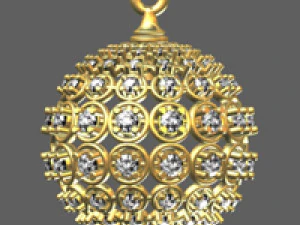 Anh&auml;ngerkugel 3D Modell