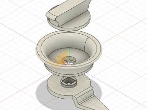 Trava de 3 pe&ccedil;as Volkswagen para impress&atilde;o 3D 1j0867467 1j0867921 1j0867468 Modelo de Impressão 3D