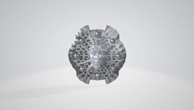 war face shield Model 3D .c4d .max .obj .3ds .fbx .stl .blend 