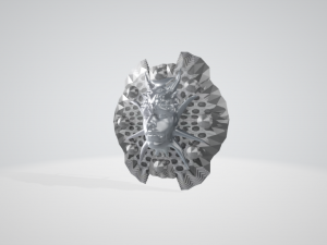 war face shield Model 3D