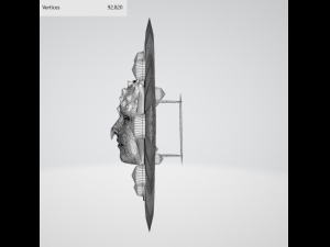 war face shield Model 3D