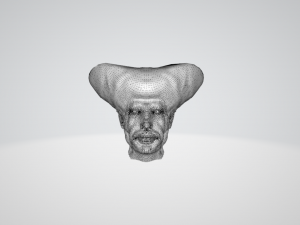 king prince face sculpture 3D Модель