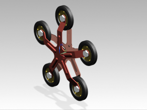 table wheels for steps 3D Model