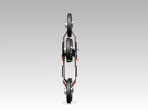 table wheels for steps 3D Model