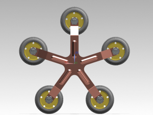 table wheels for steps 3D Model