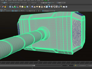 thor hammer Model 3D