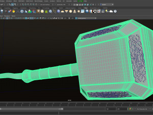 thor hammer Model 3D
