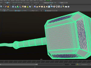 thor hammer 3D Model