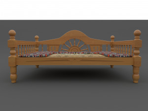 uzbek tapchan 3D 模型