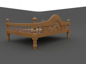 uzbek tapchan 3D Model