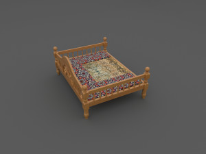 uzbek tapchan 3D 模型