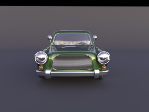 stylized car rigged 3D मॉडल