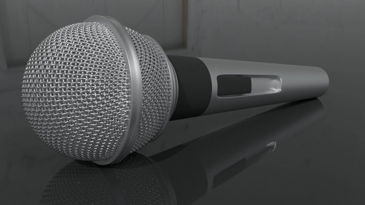microphone 3D Model .c4d .max .obj .3ds .fbx .stl .blend 