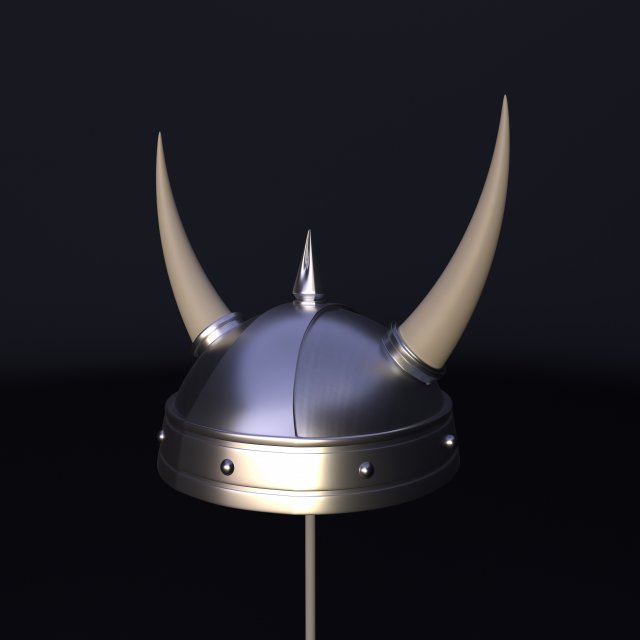 viking helmet 3D मॉडल .c4d .max .obj .3ds .fbx .stl .blend 
