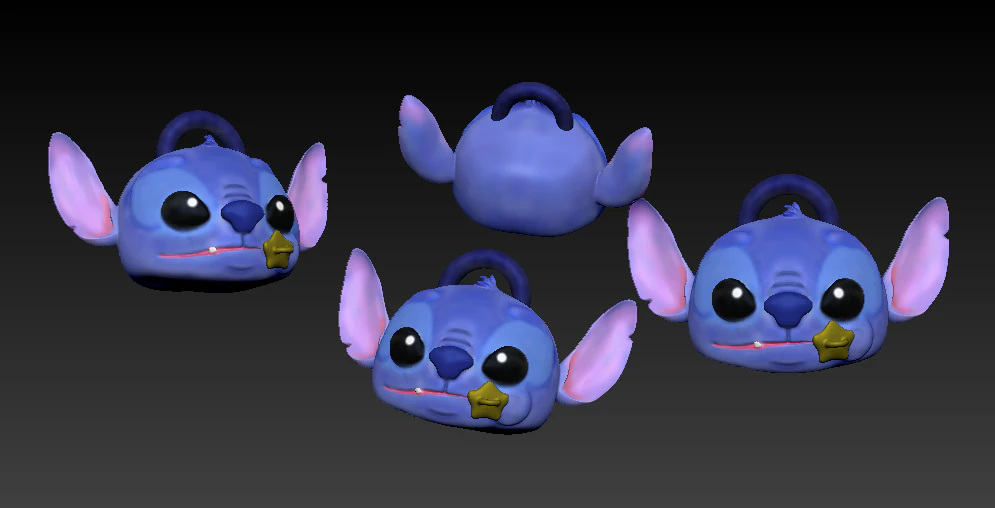 baby stitch 3D Print Model .c4d .max .obj .3ds .fbx .stl .blend