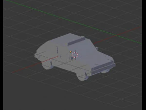 pack cars lowpoly 3D Model