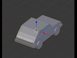 pack cars lowpoly 3D Model