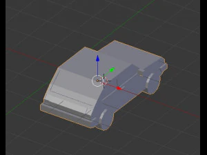 pack cars lowpoly 3D Model