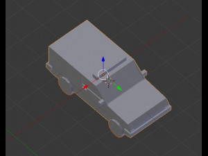 pack cars lowpoly 3D Model