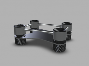speaker platform for studio monitor 3D-Druckmodell